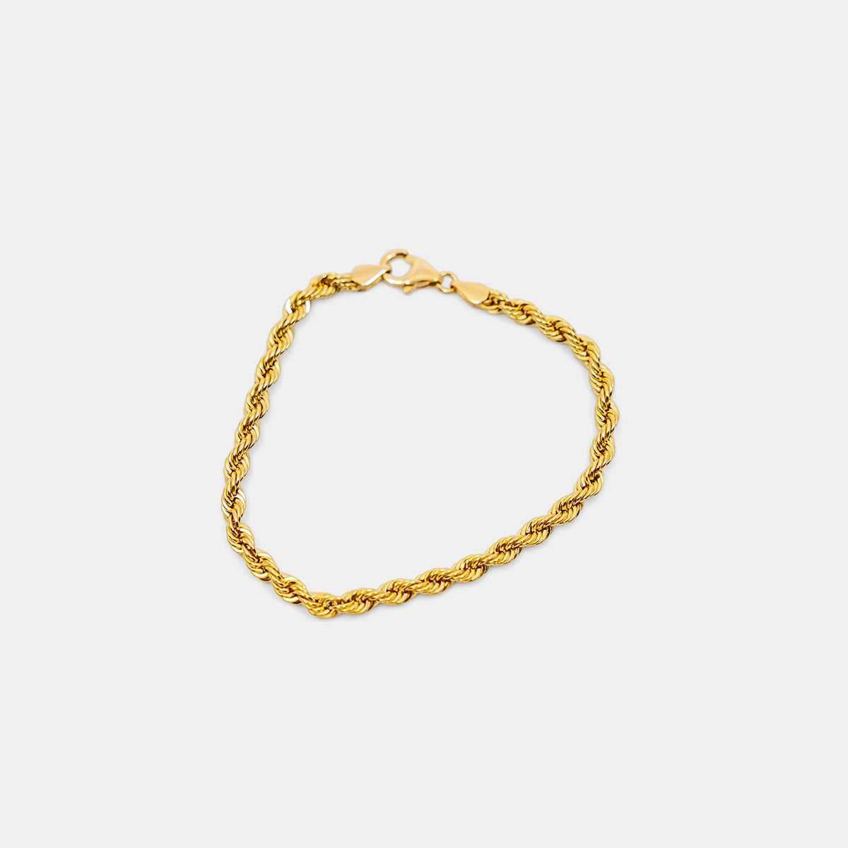 Ihåligt cordell armband 4mm
